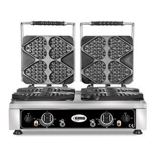 Profesjonalna Gofrownica Elektryczna Podwójna Tiamo 2200W+2200W GMG KGW-24