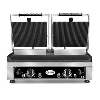 Profesjonalny Grill Kontaktowy Podwójny Gładko-Ryflowany 3500W GMG KG 5530 DG