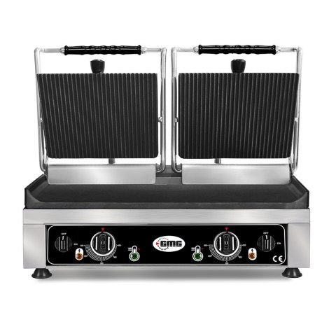 Profesjonalny Grill Kontaktowy Podwójny Gładko-Ryflowany 3500W GMG KG 5530 DG