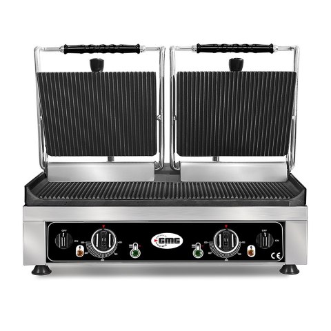 Profesjonalny Grill Kontaktowy Podwójny Ryflowany 3500W GMG KG5530DE