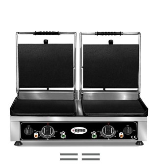 Profesjonalny Grill Kontaktowy Podwóny Gładki 2500W+2500W GMG KG 2735 DGG