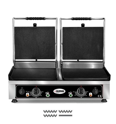 Profesjonalny Grill Kontatkowy Podwójny 2500W+2500W GMG KG 2735 DEG