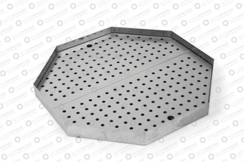 Taca ociekowa sześciokątna 55 cm do opiekacza do kebaba Hendi 226001, 226018
