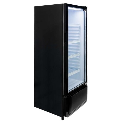 Witryna chłodnicza 1 drzwiowa 240l Diego i54 LED czarna MTP006344