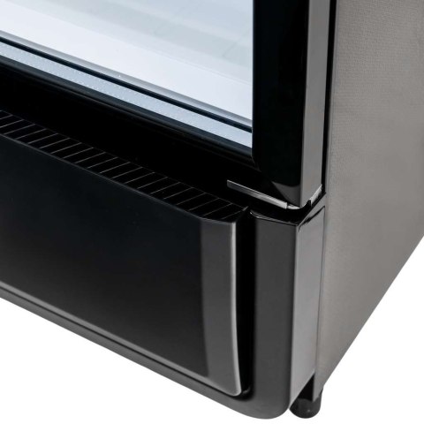 Witryna chłodnicza 1 drzwiowa 240l Diego i54 LED czarna MTP006344