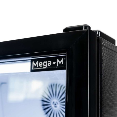 Witryna chłodnicza 1 drzwiowa 240l Diego i54 LED czarna MTP006344