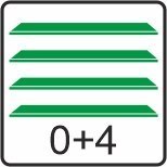 Witryna chłodnicza 1 drzwiowa 240l Diego i54 LED czarna MTP006344