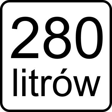 Witryna chłodnicza 1 drzwiowa 240l Diego i54 LED czarna MTP006344
