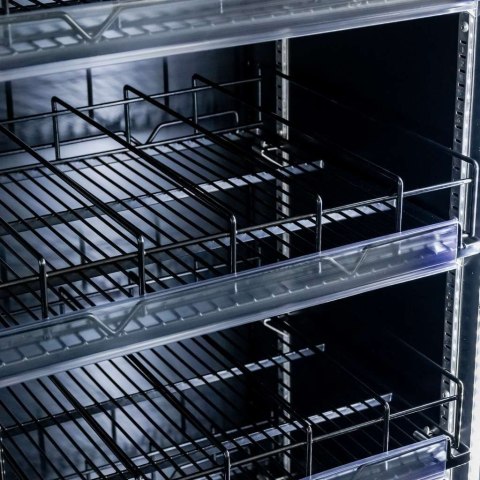 Witryna chłodnicza 1 drzwiowa 600l Diego R62 Prestige black LED MTP006358