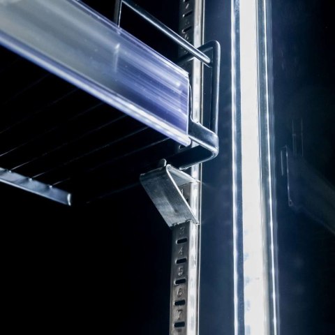 Witryna chłodnicza 1 drzwiowa 600l Diego R62 Prestige black LED MTP006358