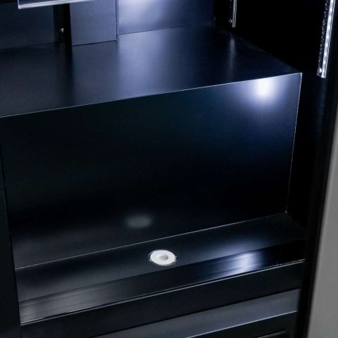 Witryna chłodnicza 1 drzwiowa 600l Diego R62 Prestige black LED MTP006358