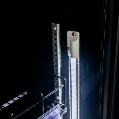 Witryna chłodnicza 1 drzwiowa 600l Diego R62 Prestige black LED MTP006358