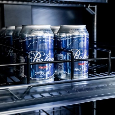 Witryna chłodnicza 1 drzwiowa 600l Diego R62 Prestige black LED MTP006358