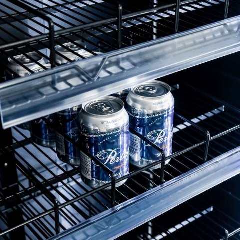 Witryna chłodnicza 1 drzwiowa 600l Diego R62 Prestige black LED MTP006358