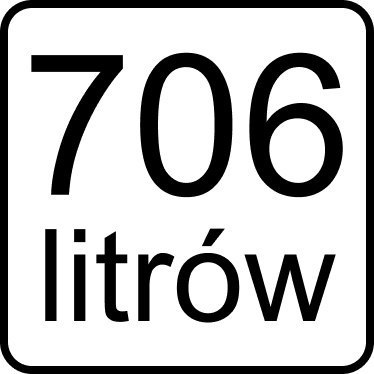 Witryna chłodnicza 2 drzwiowa 706l Rico i112 LED drzwi przesuwne MTP006360