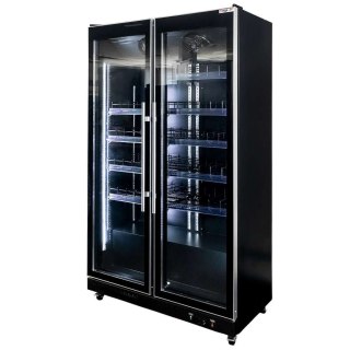 Witryna chłodnicza 2 drzwiowa 800l Diego R112 Prestige black LED MTP006352