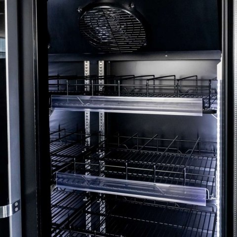 Witryna chłodnicza 2 drzwiowa 800l Diego R112 Prestige black LED MTP006352