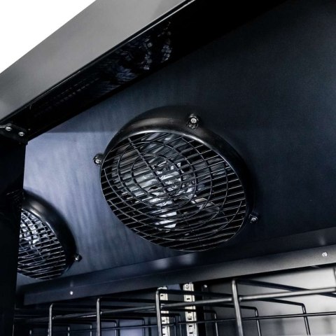 Witryna chłodnicza 2 drzwiowa 800l Diego R112 Prestige black LED MTP006352