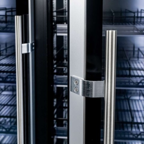 Witryna chłodnicza 2 drzwiowa 800l Diego R112 Prestige black LED MTP006352