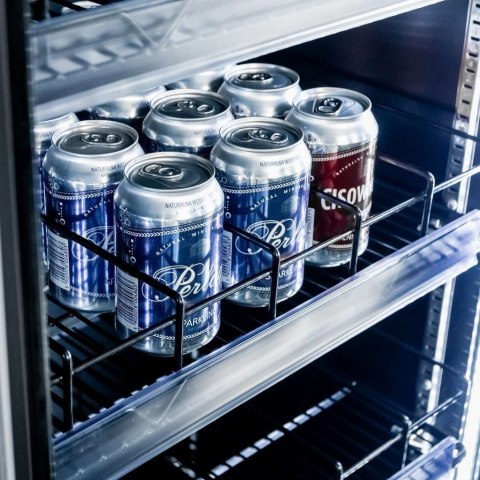 Witryna chłodnicza 2 drzwiowa 800l Diego R112 Prestige black LED MTP006352