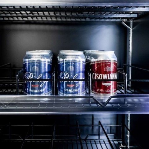 Witryna chłodnicza 3 drzwiowa 1200l Diego R168 Prestige black LED MTP006354