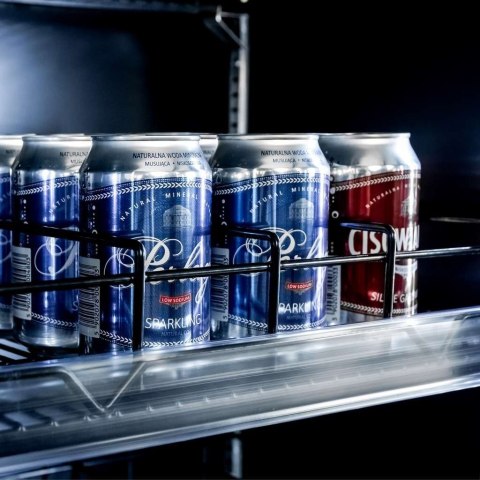 Witryna chłodnicza 3 drzwiowa 1200l Diego R168 Prestige black LED MTP006354