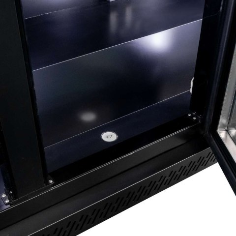 Witryna chłodnicza 3 drzwiowa 1200l Diego R168 Prestige black LED MTP006354