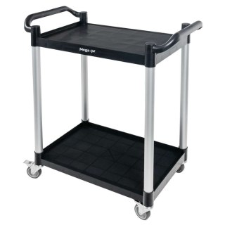 Wózek kelnerski 80x40x95 2 półki tworzywo do gastronomii MTP006705