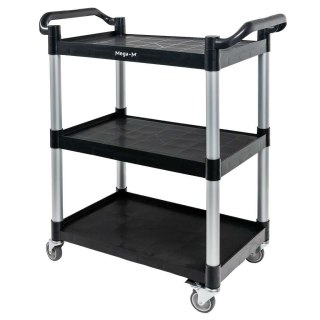 Wózek kelnerski 80x40x95 3 półki z tworzywa do kuchni MTP006706