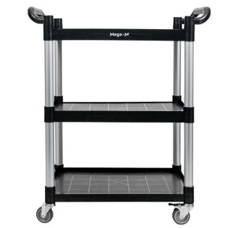 Wózek kelnerski 80x40x95 3 półki z tworzywa do kuchni MTP006706