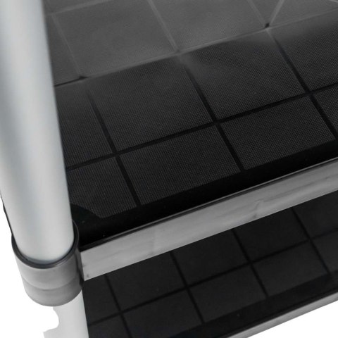 Wózek kelnerski 80x40x95 3 półki z tworzywa do kuchni MTP006706