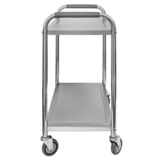 Wózek kelnerski gastronomiczny 75x40x90 2 półki inox Standard MTP004685
