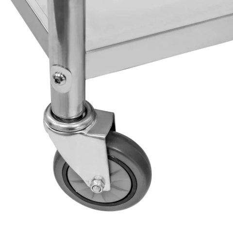 Wózek kelnerski gastronomiczny 75x40x90 2 półki inox Standard MTP004685