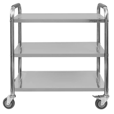 Wózek kelnerski gastronomiczny 75x40x90 3 półki inox Standard MTP004688