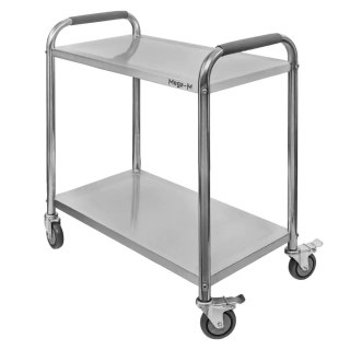 Wózek kelnerski gastronomiczny 85x45x90 2 półki inox Standard MTP004684