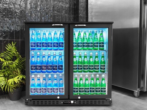 Barowa szafa chłodnicza podblatowa 2-drzwiowa skrzydłowa Resto Quality RQ-208HC