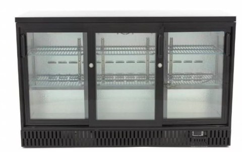 Barowa szafa chłodnicza podblatowa 3-drzwiowa przesuwna Resto Quality RQ-330SCM
