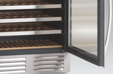 Chłodziarka do wina 2-drzwiowa dwustrefowa 136 l Resto Quality SV91X