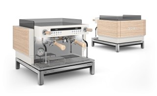 Ekspres do kawy 2-grupowy biały PID Premium Smartsteam 2,8 kW Resto Quality EX3 Mini 2GR W Premium Smartsteam