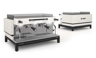 Ekspres do kawy 2-grupowy kolbowy biały PID Smartsteam Top Resto Quality EX3 2GR W PID Smartsteam