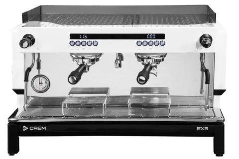 Ekspres do kawy 2-grupowy kolbowy biały PID Smartsteam Top Resto Quality EX3 2GR W PID Smartsteam