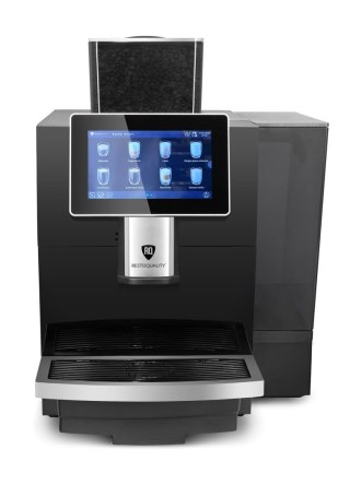 Ekspres do kawy dotykowy 8l czarny podłączenie wody Resto Quality RQK8B