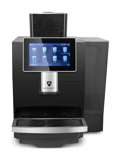 Ekspres do kawy dotykowy 8l czarny podłączenie wody Resto Quality RQK8B
