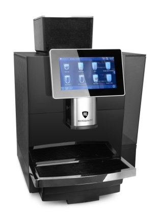 Ekspres do kawy dotykowy 8l czarny podłączenie wody Resto Quality RQK8B