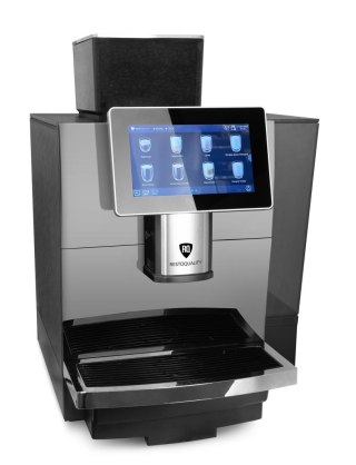 Ekspres do kawy dotykowy 8l srebrny podłączenie wody Resto Quality RQK8S