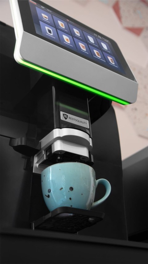 Ekspres do kawy dotykowy podłączenie wody 2 rodzaje mleka Resto Quality RQK33 PRO