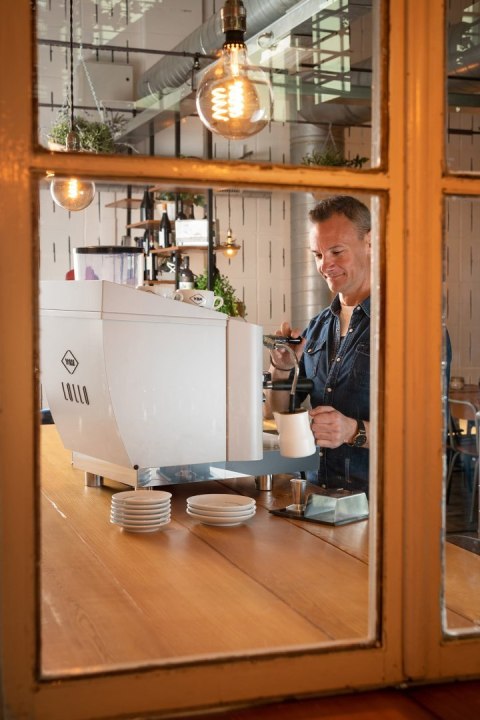 Ekspres kolbowy 1-grupowy Lollo biały gastronomiczny 1,8 kW Resto Quality Lollo 1GR White