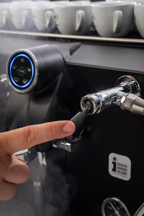 Ekspres kolbowy 1-grupowy Lollo czarny gastronomiczny 1,8 kW Resto Quality Lollo 1GR Black