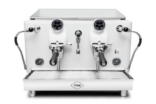 Ekspres kolbowy 2-grupowy Lollo biały gastronomiczny 4 kW Resto Quality Lollo 2GR White