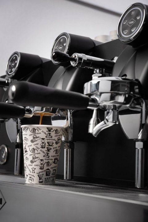 Ekspres kolbowy 3-grupowy Lollo czarny gastronomiczny 5 kW Resto Quality Lollo 3GR Black